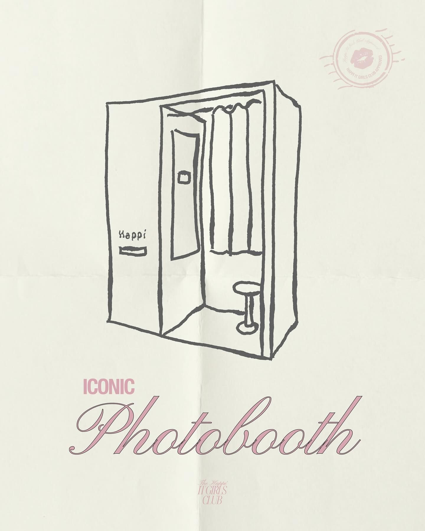 Instagram post: Hand-drawn booth gives strong personality