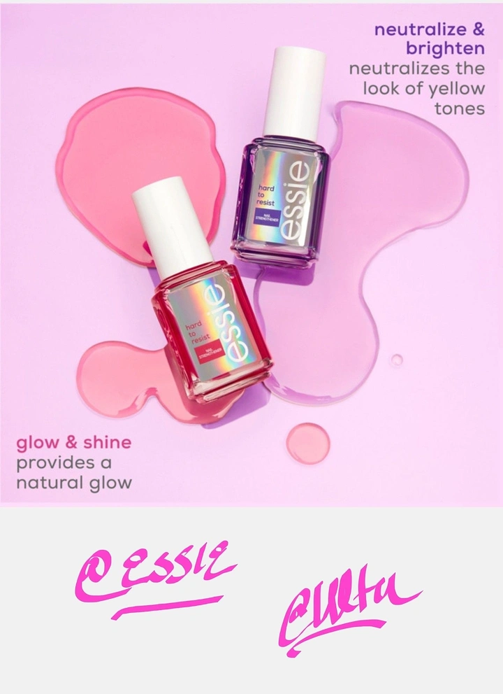 Nail Polish Brands creative ad: Color blobs reinforce shade benefits