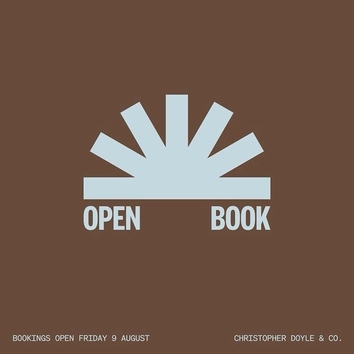 Bookstores creative ad: Open book doubles as rising sun