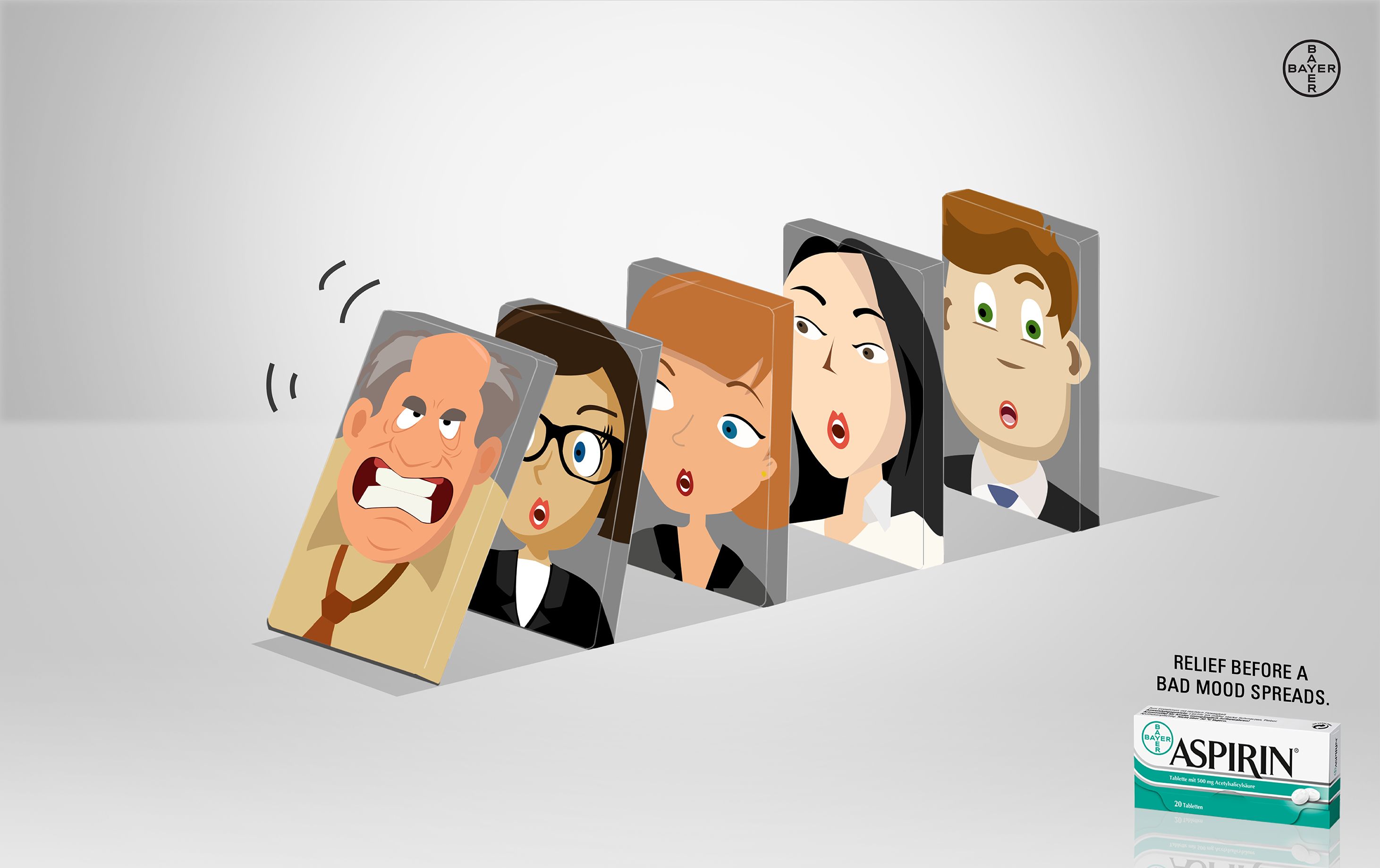 Banner: Faces visualize varied headache sufferers