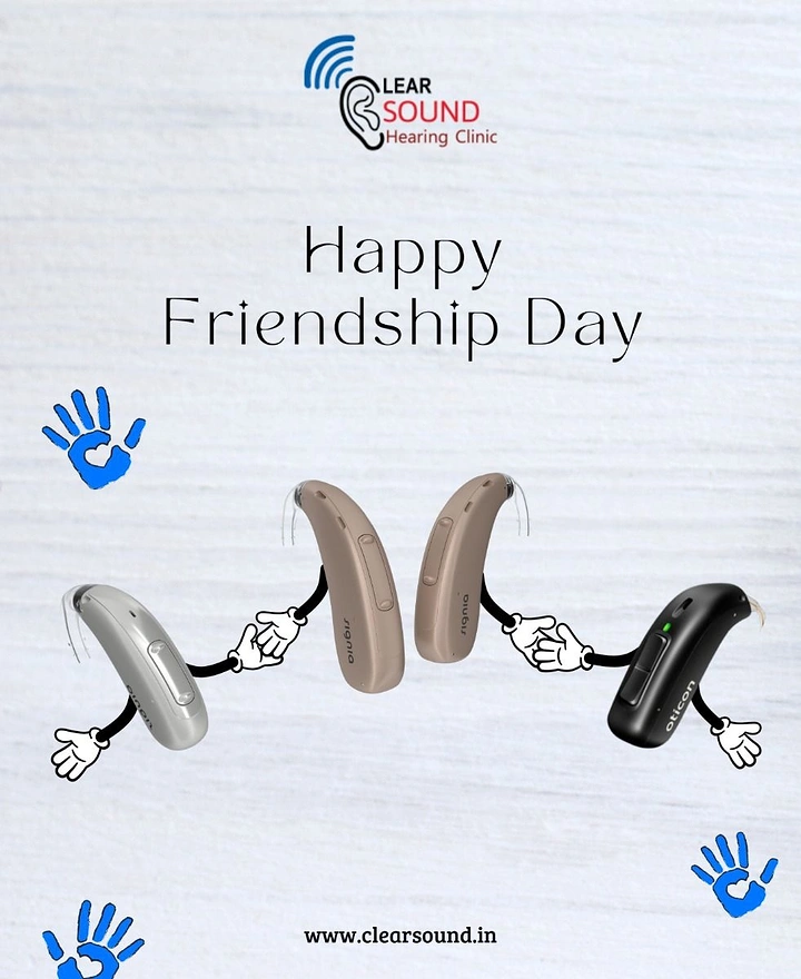 Hearing Aids creative ad: Hearing aids as hand-holding friends