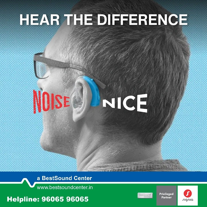 Hearing Aids creative ad: Hearing aid turns NOISE into NICE