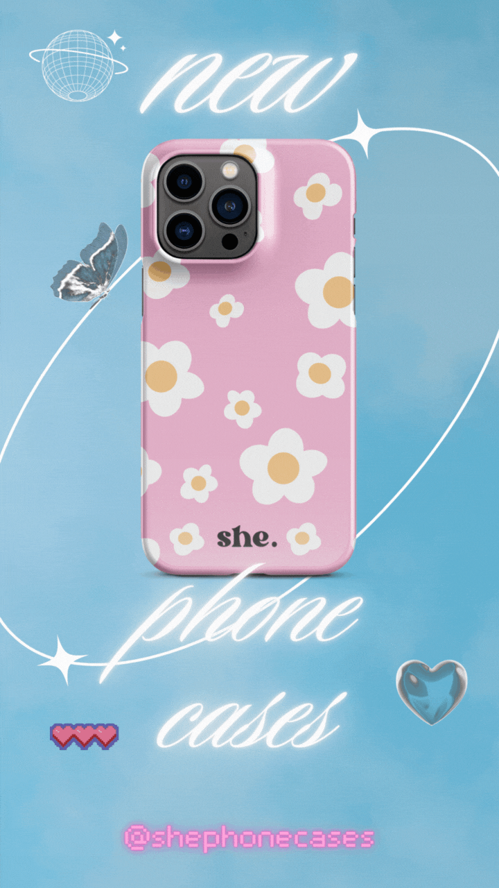 Story: Dreamy floral she-phone-cases campaign