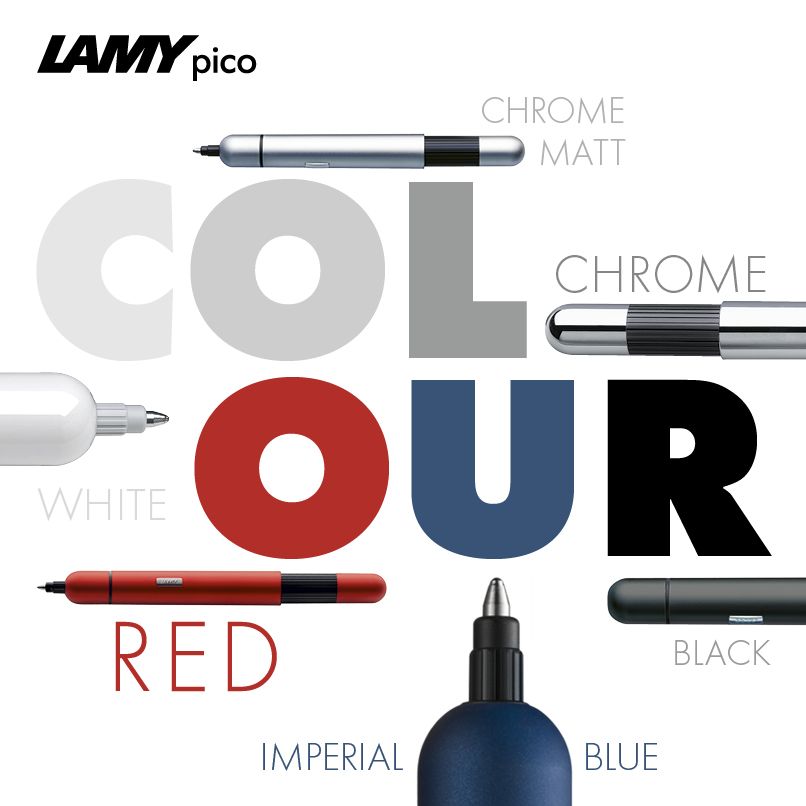 Instagram post: Typography built from pen color system