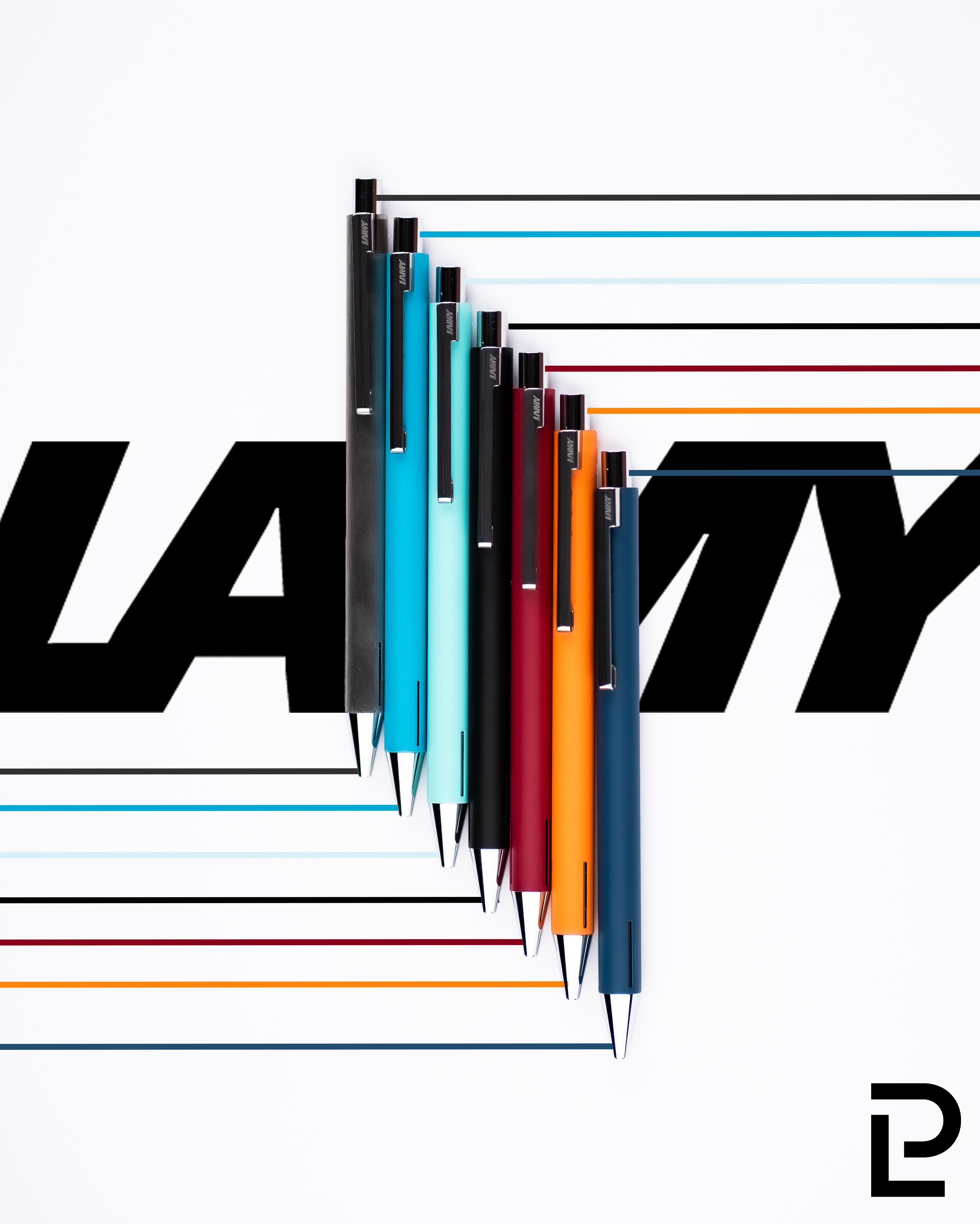 Instagram post: Pens create bold graphic wordmark composition