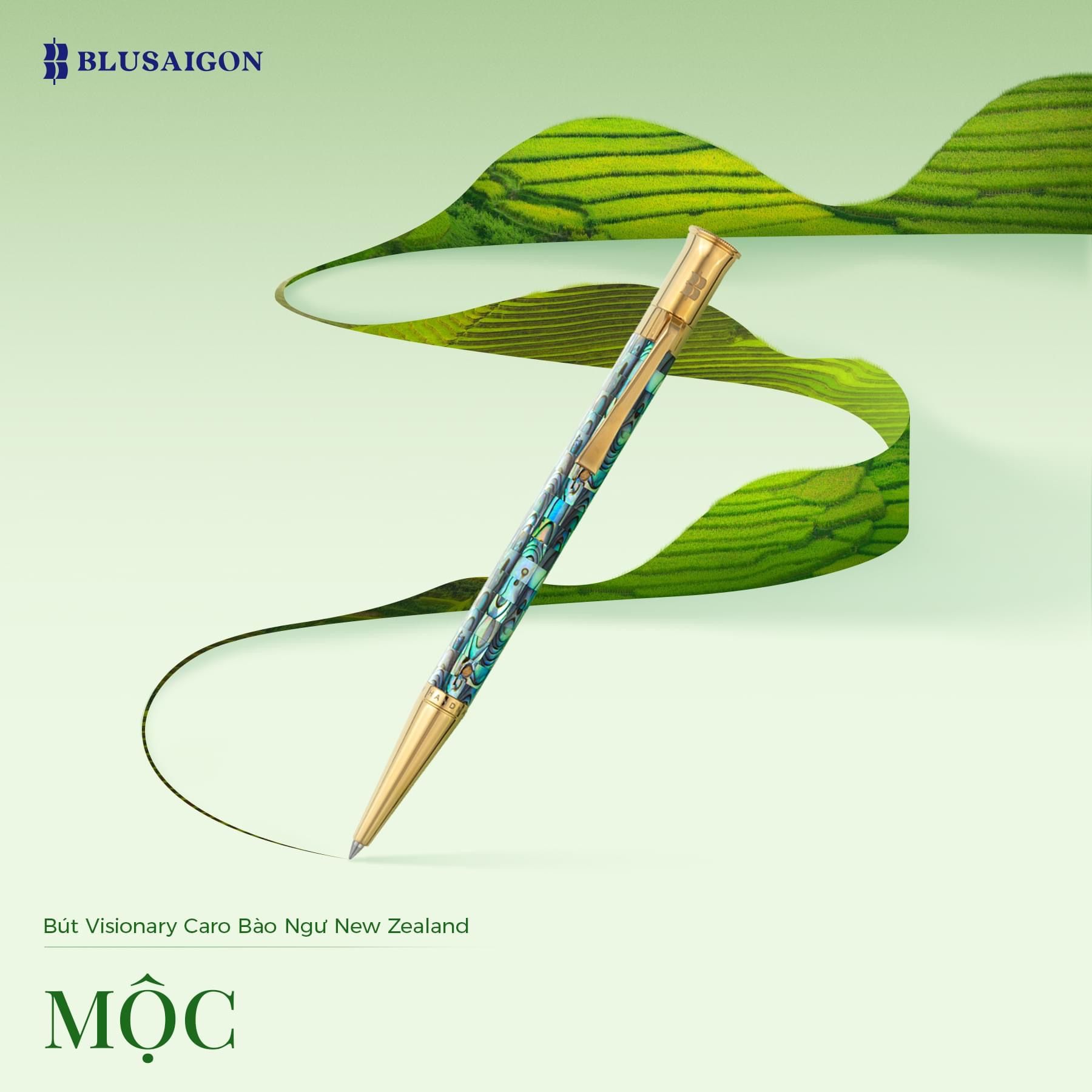 Instagram post: Pen transforms into flowing leaf, slide 2