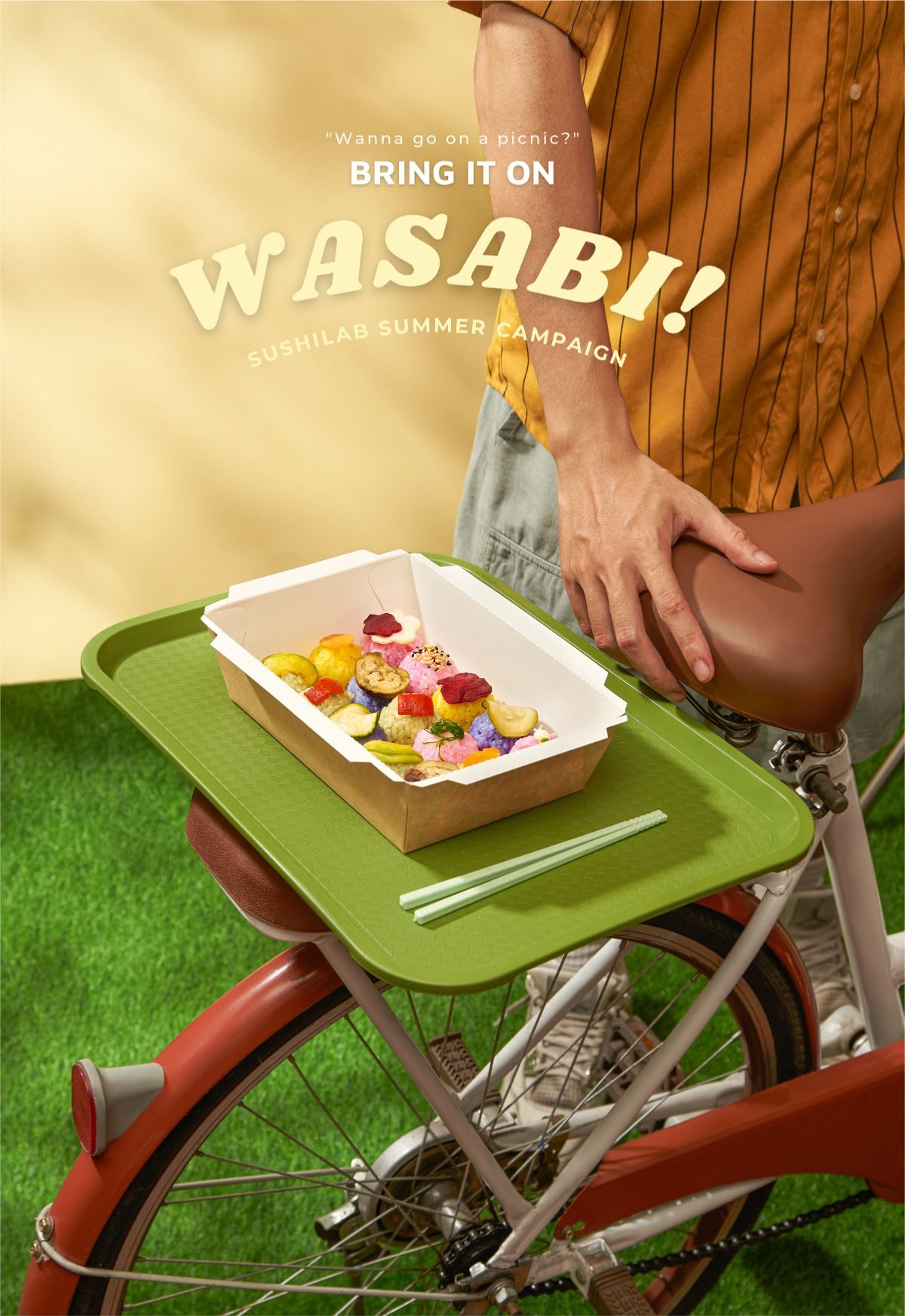 Story: Wasabi campaign staged in shopping-cart world