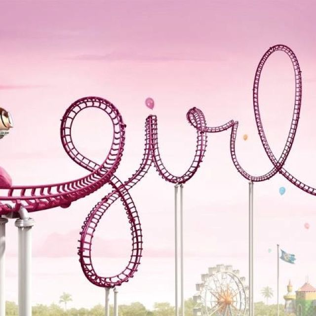 Instagram post: Coaster track spelling 'girl' idea