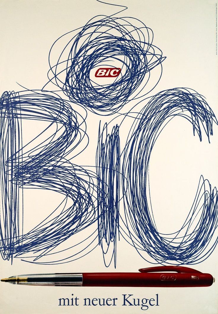 Story: Scribble drawing forms recognizable BIC mark