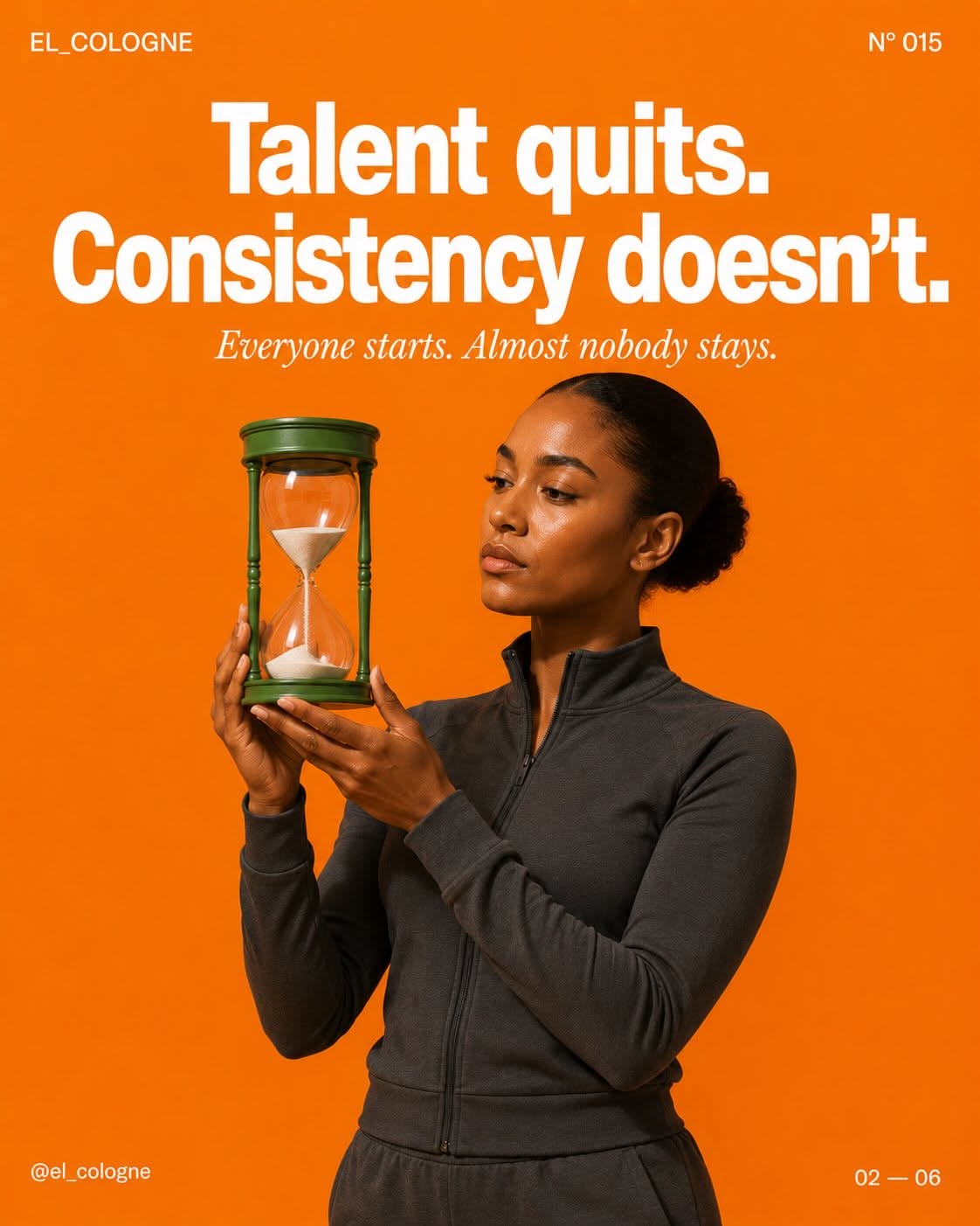 Instagram post: Hourglass makes consistency visually memorable, slide 2