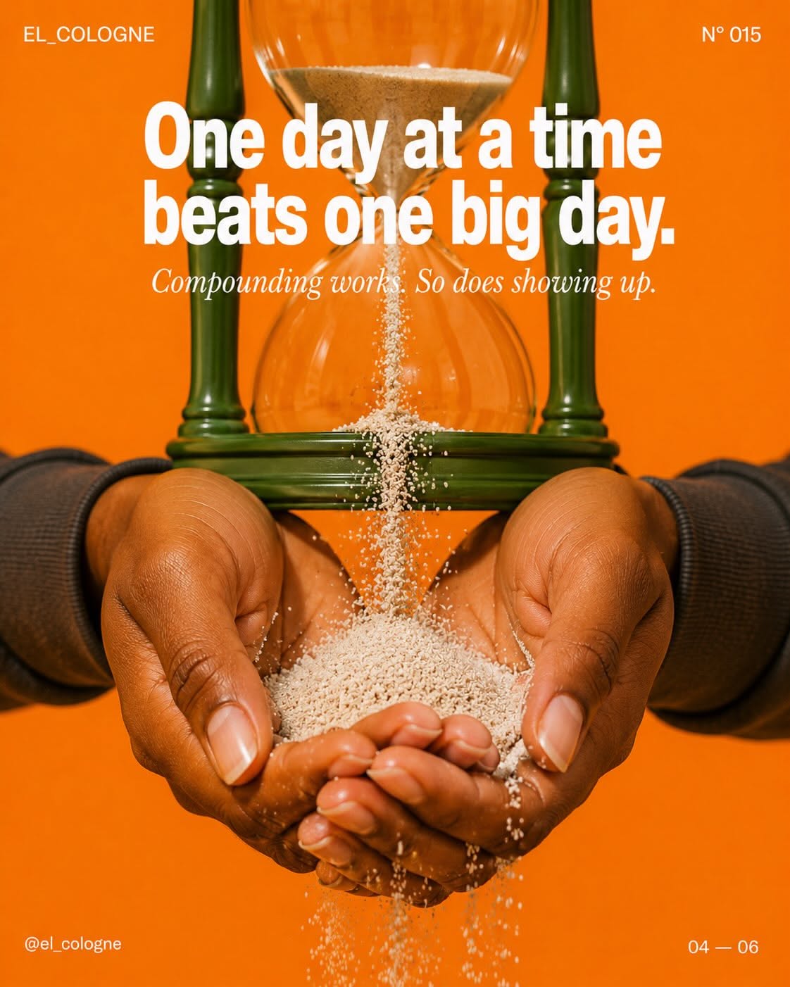 Instagram post: Hourglass makes consistency visually memorable, slide 4