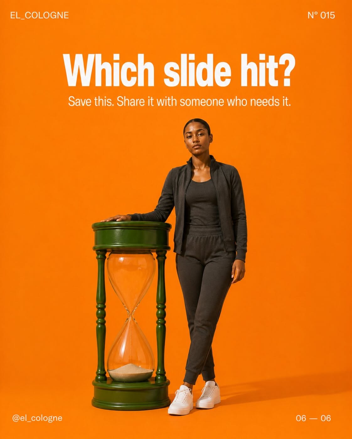 Instagram post: Hourglass makes consistency visually memorable, slide 6