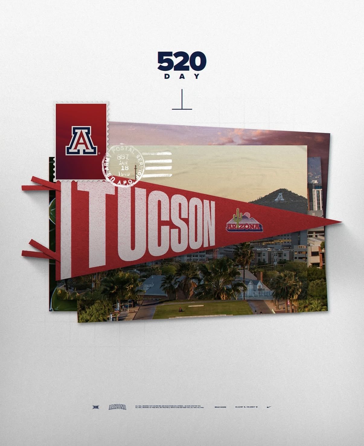 Instagram post: Layered architectural collage makes campus identity tangible