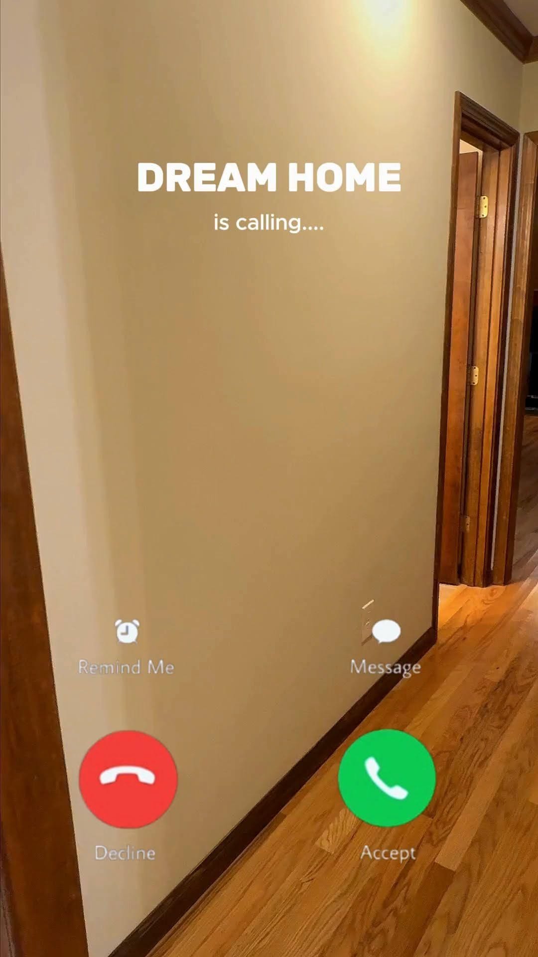 Story: Phone call UI: dream home is calling