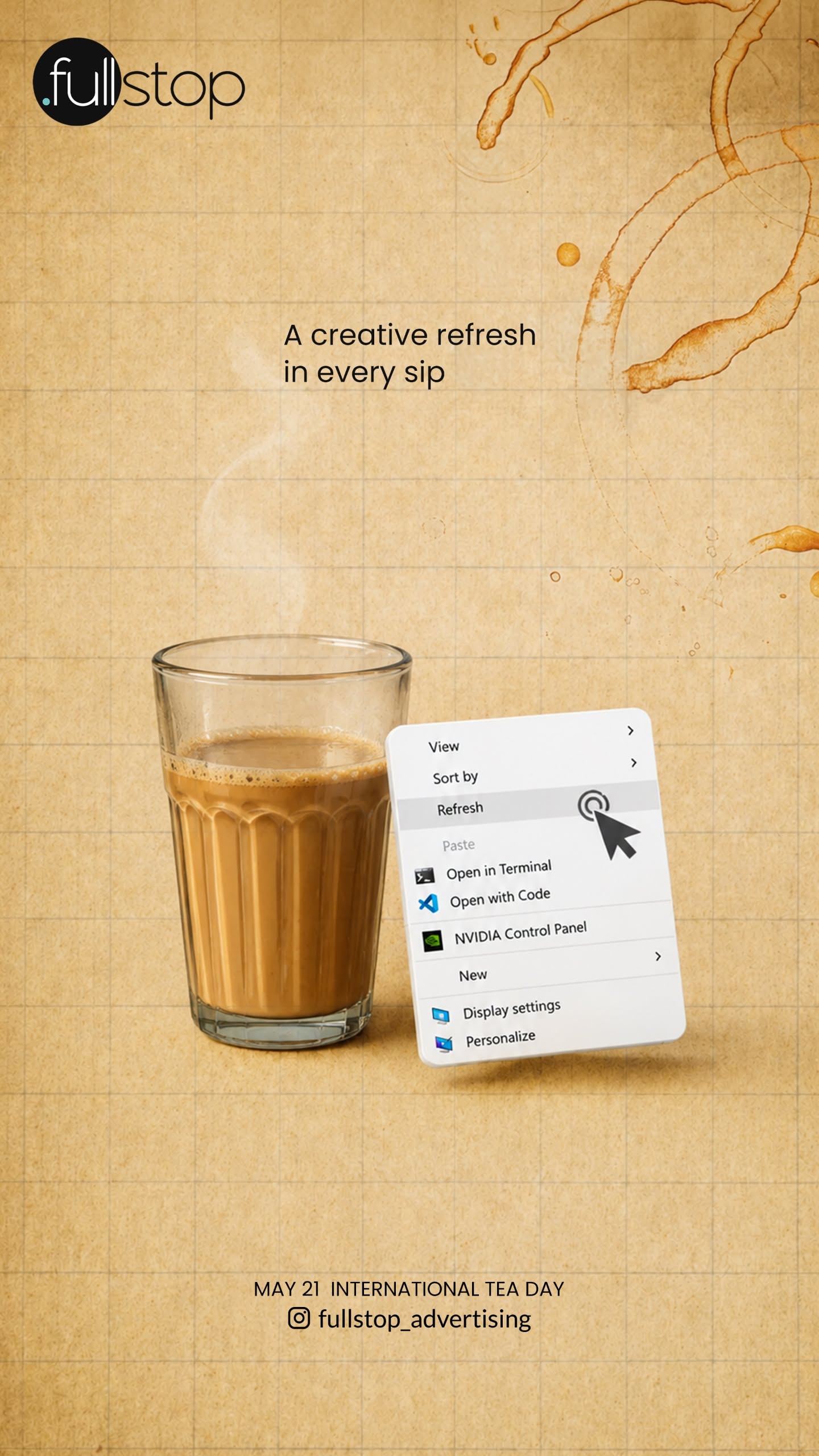 Story: Right-click menu 'refresh' on chai