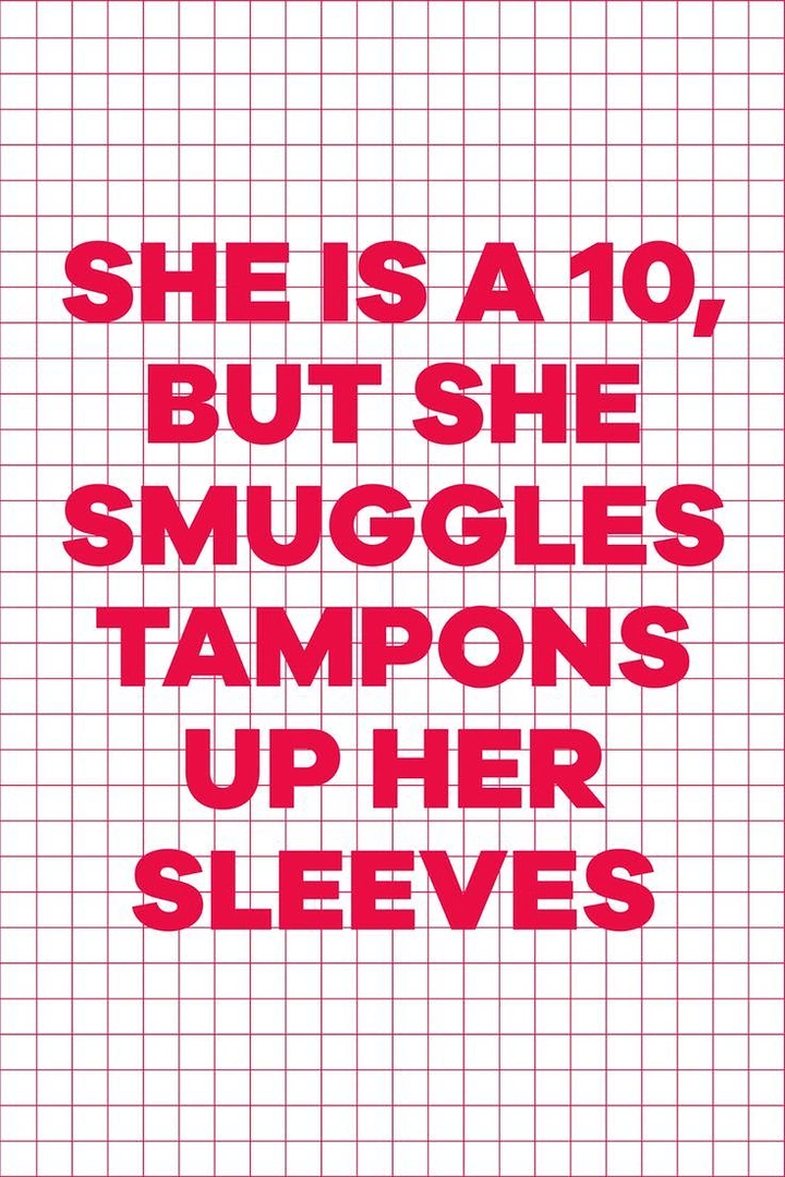 Period Care & Feminine Hygiene creative ad: Witty ten-out-of-ten tampon line