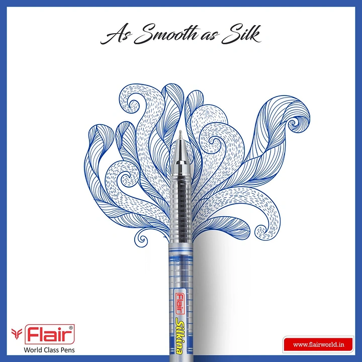 Pens & Writing Instruments creative ad: Pen transforms into ornate flowing plume