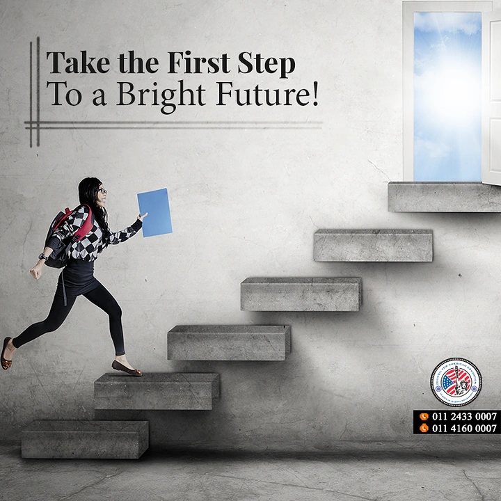 Test Prep & Exam Coaching creative ad: Climbing stairs visualizes bright future