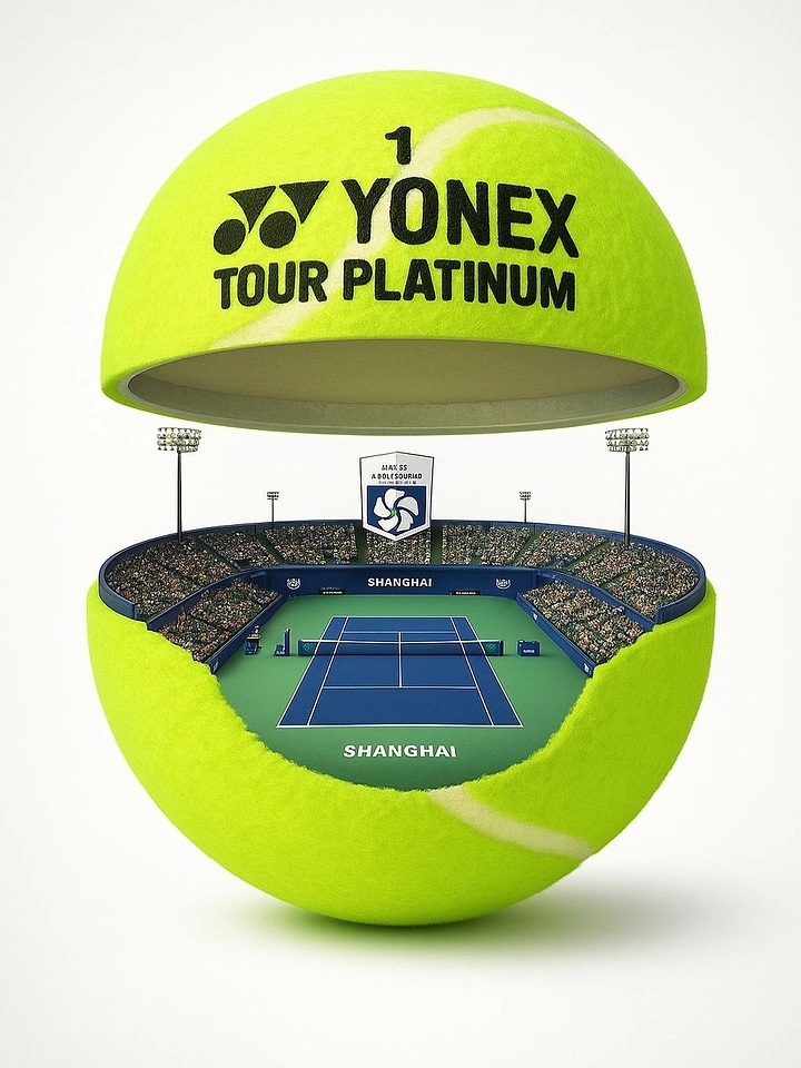 Sports Goods Stores creative ad: Tennis ball cut open to reveal a stadium inside
