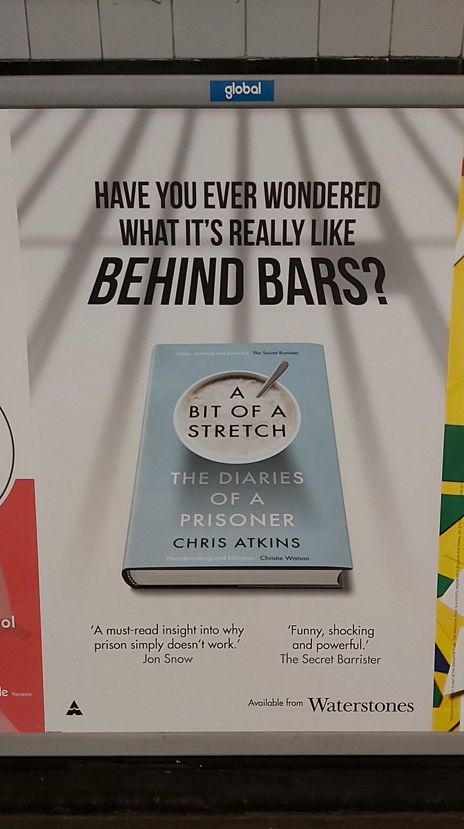 Prison-bar shadows make 'behind bars' pun