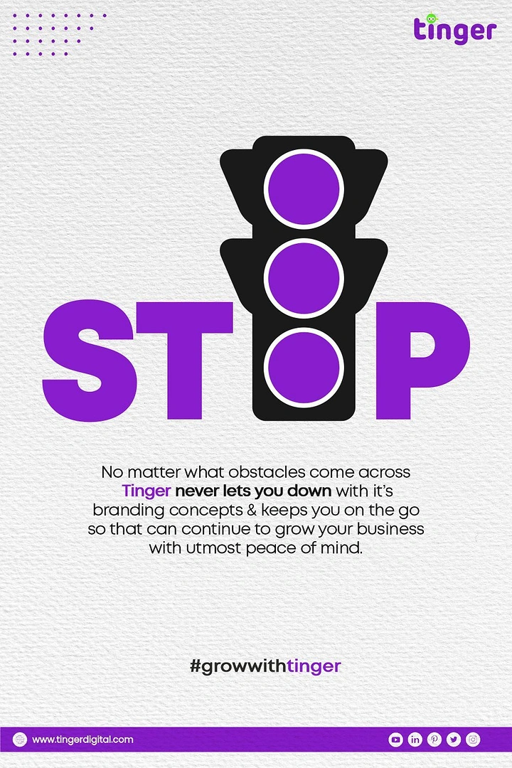 Agency creative ad: Traffic light replaces O in STOP