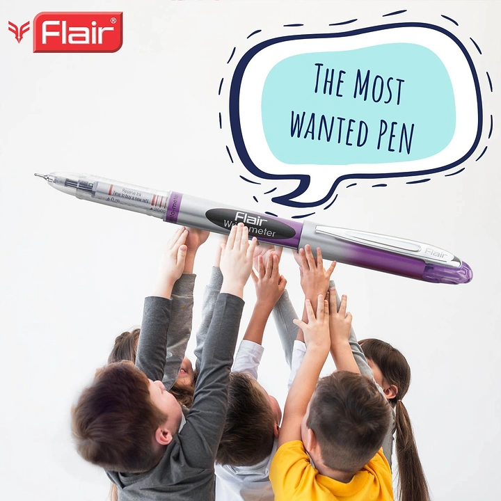 Pens & Writing Instruments creative ad: Wanted-pen idea with reaching crowd