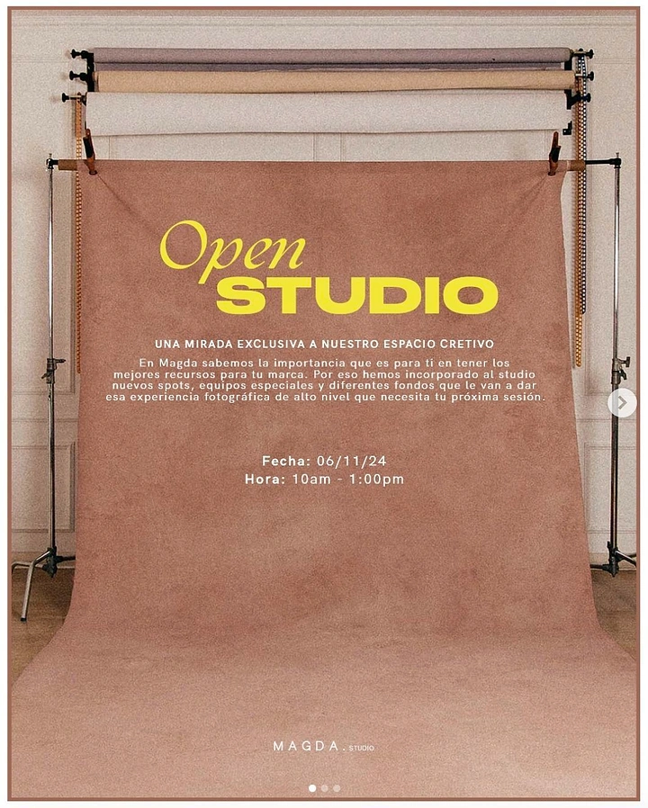 Printing Shops creative ad: Photo backdrop paper turned into poster
