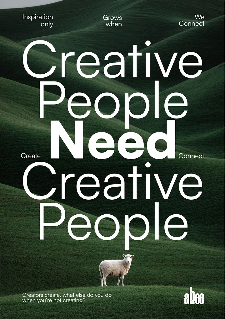 Agency creative ad: Lone sheep: don't follow the herd