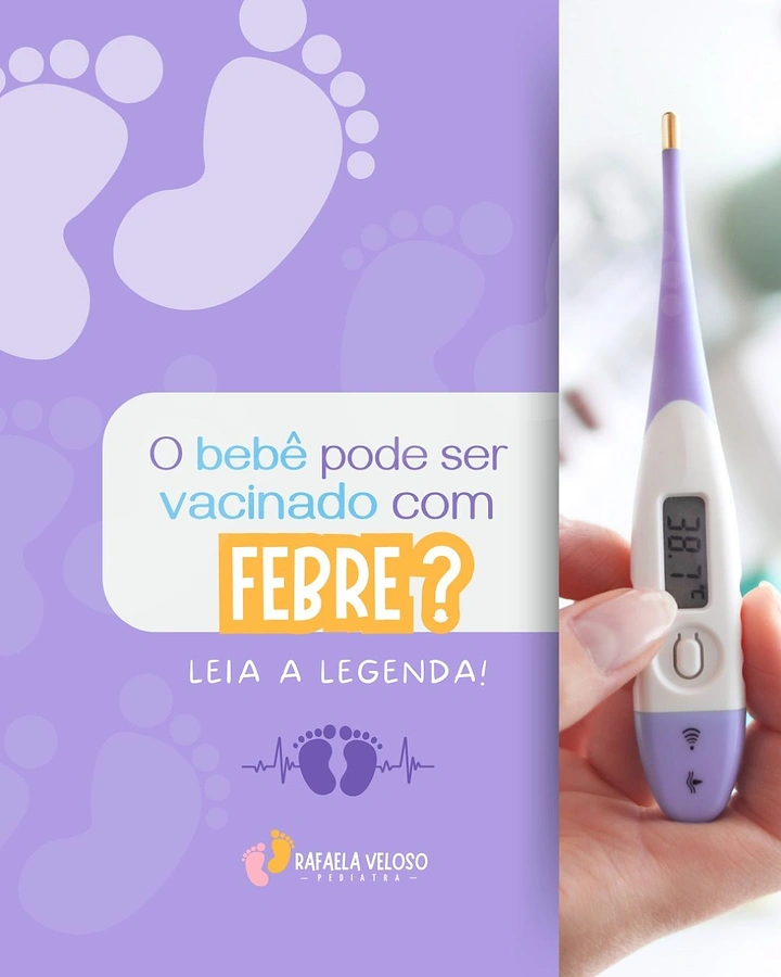 Pediatricians & Children's Clinics creative ad: Thermometer and baby-fever visual pairing