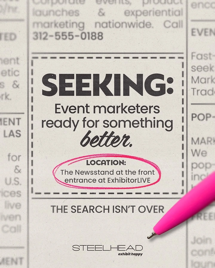 Agency creative ad: Classified-ad newspaper metaphor recruiting