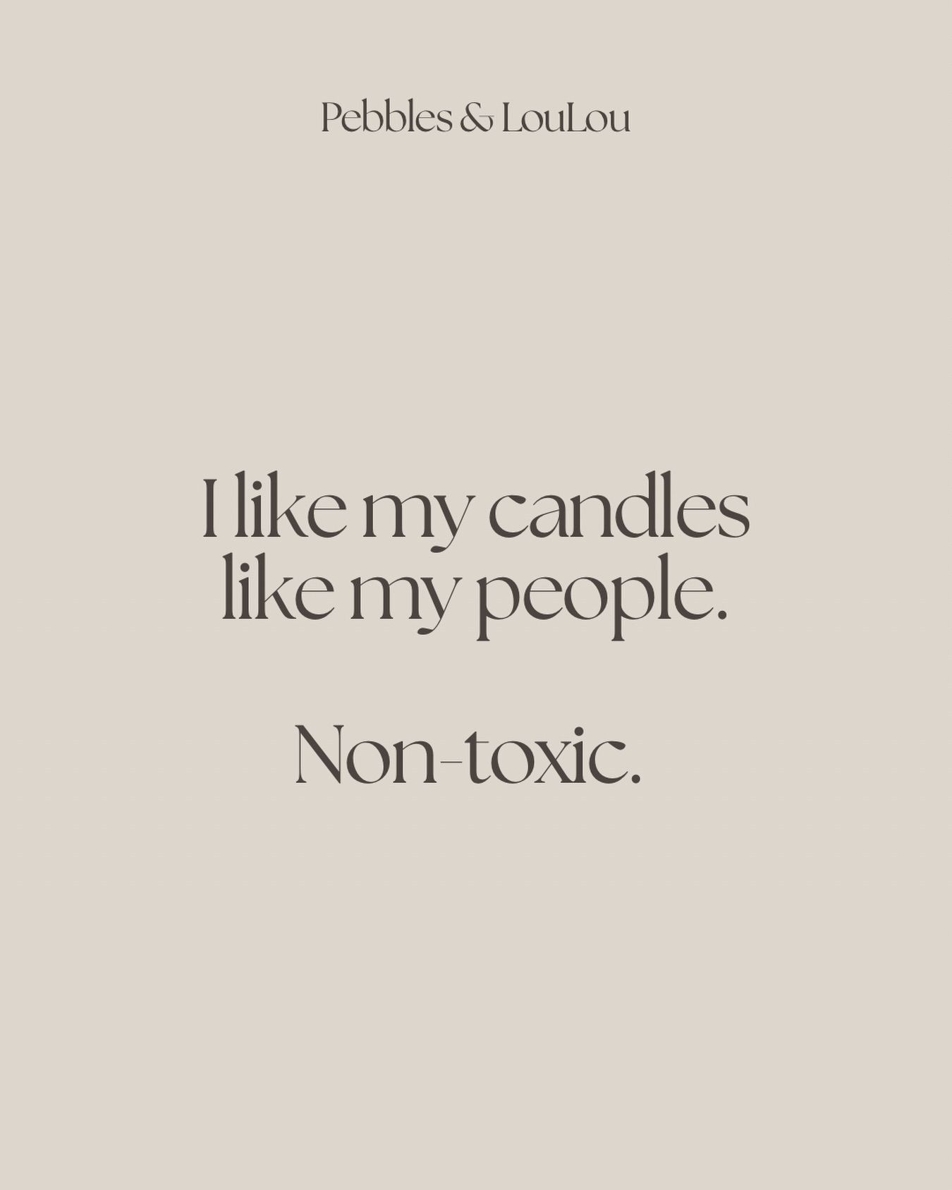 Instagram post: Witty 'non-toxic people' copy pun