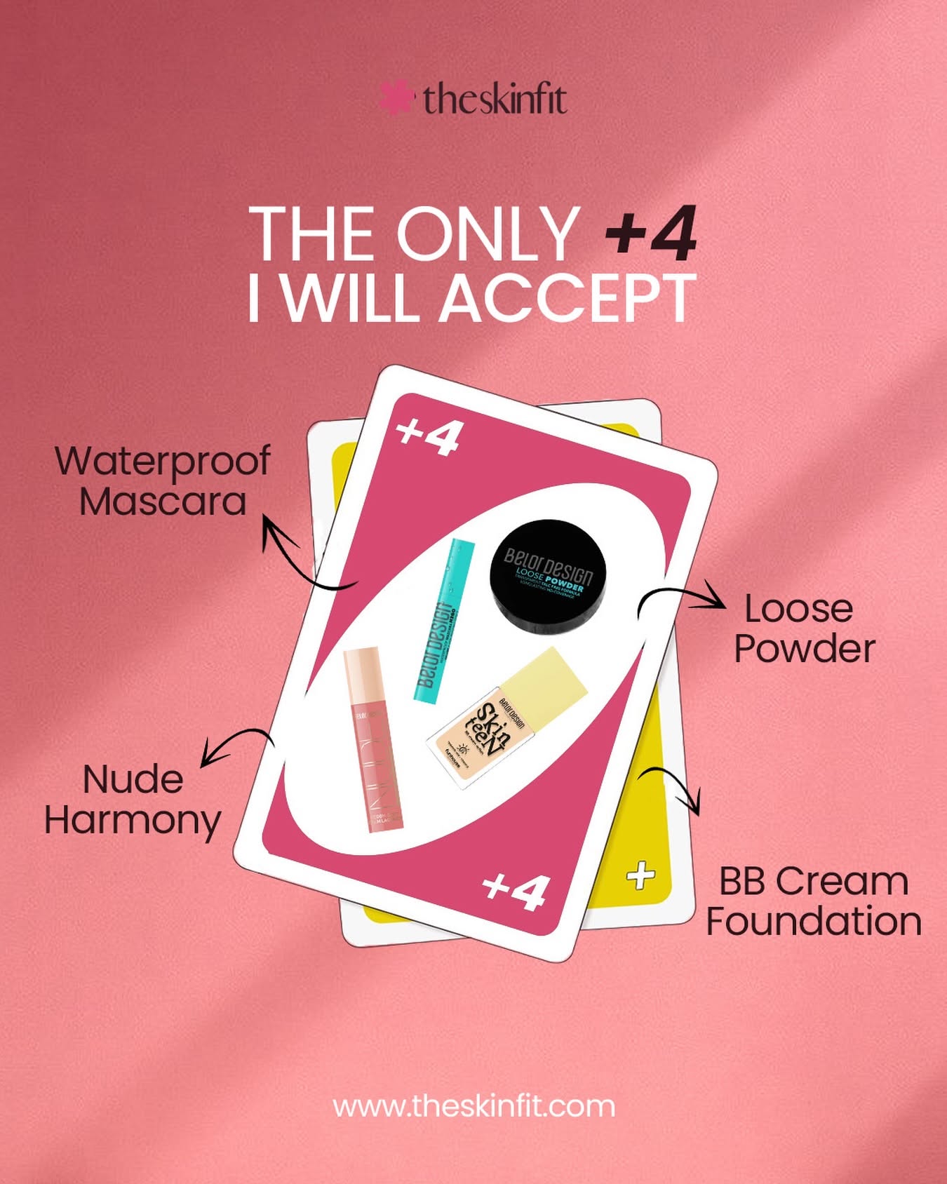 Instagram post: Playing-card framing makes product bundle witty