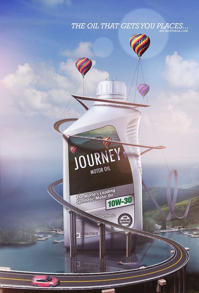 Story: Surreal bottle-led journey landscape