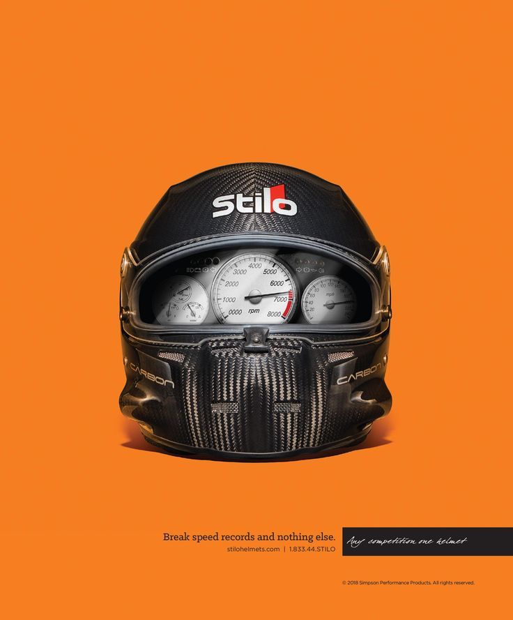 Instagram post: Helmet transformed into speedometer