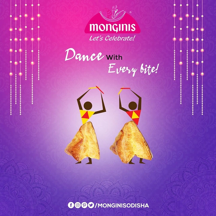 Navratri creative ad: Samosas turned into garba dancers