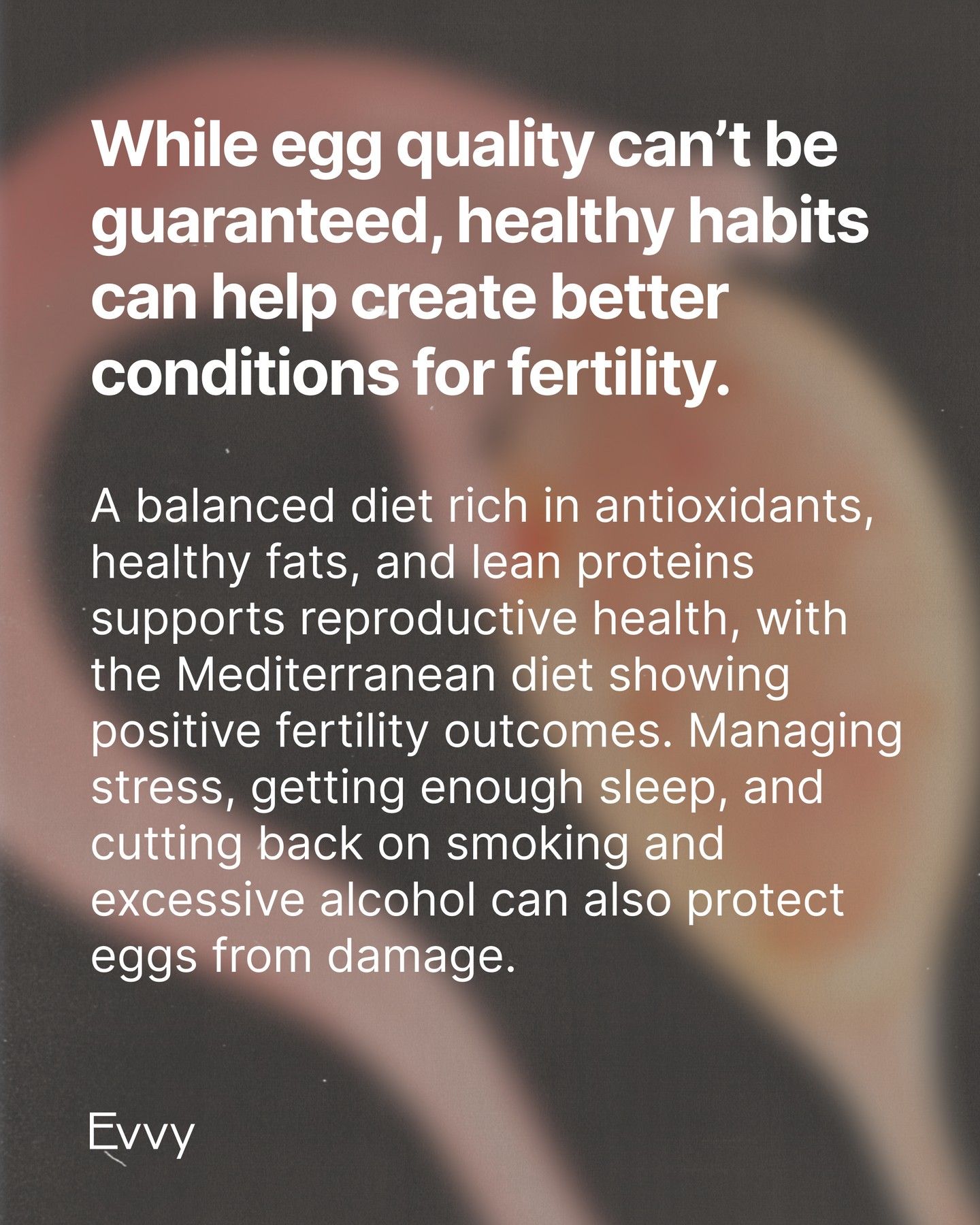 Instagram post: Spoon of roe as egg quality, slide 2