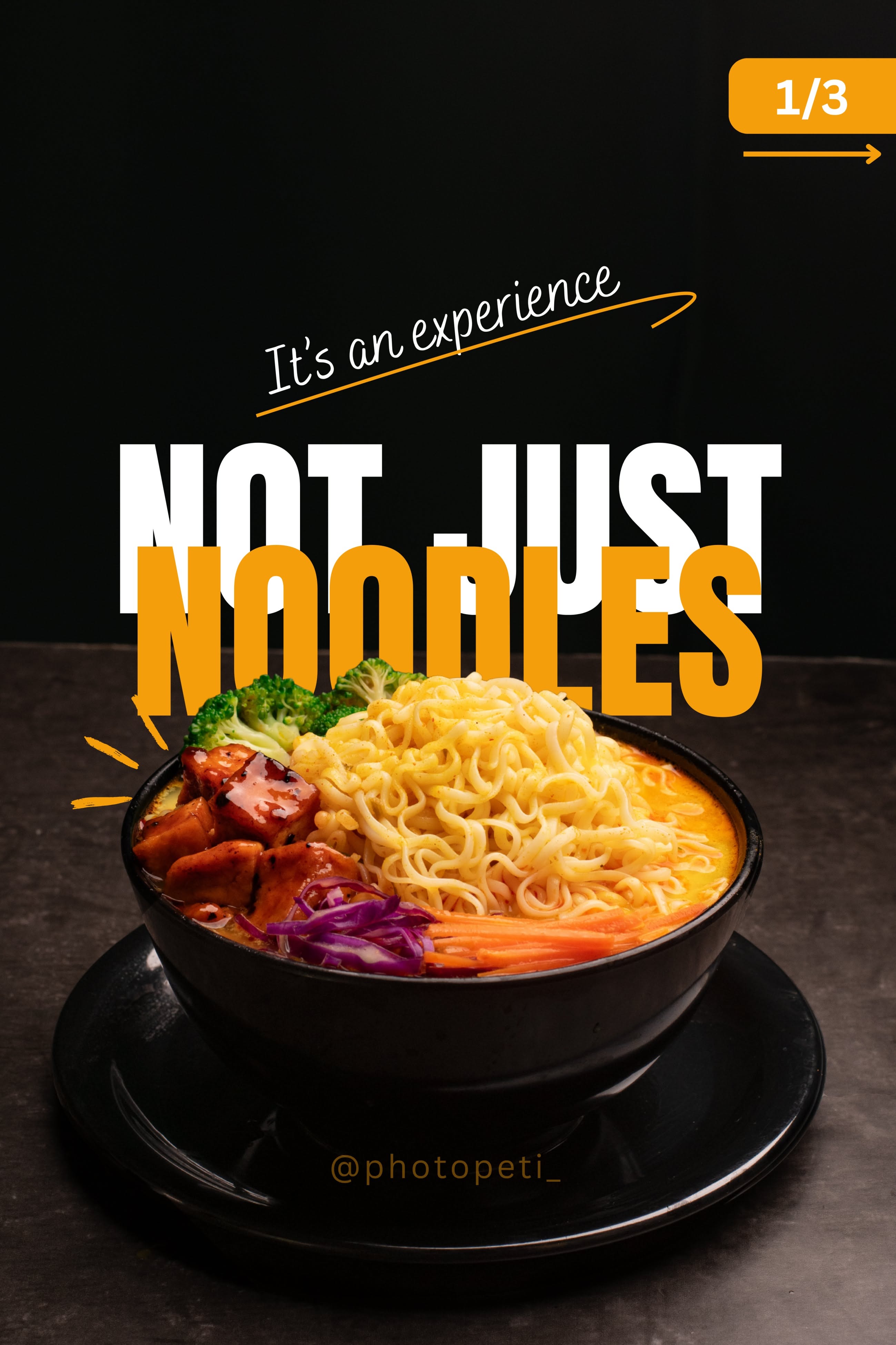 Story: Witty experience-led copy with dynamic bowl styling