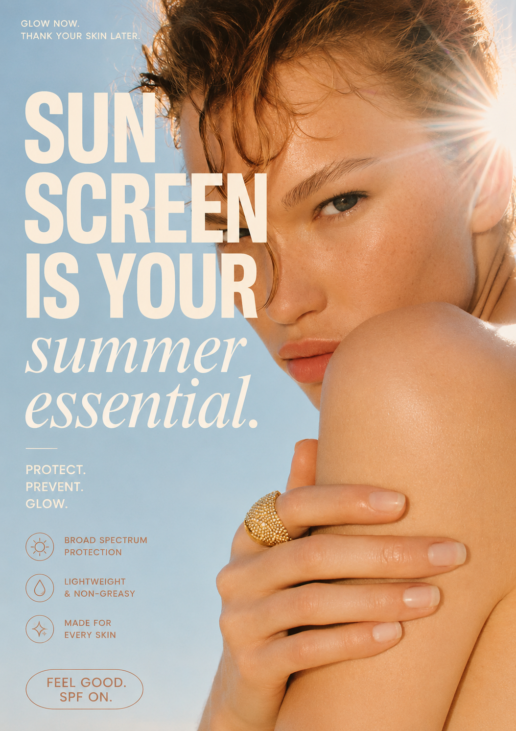 Story: Sun-screen wording creates clear product pun