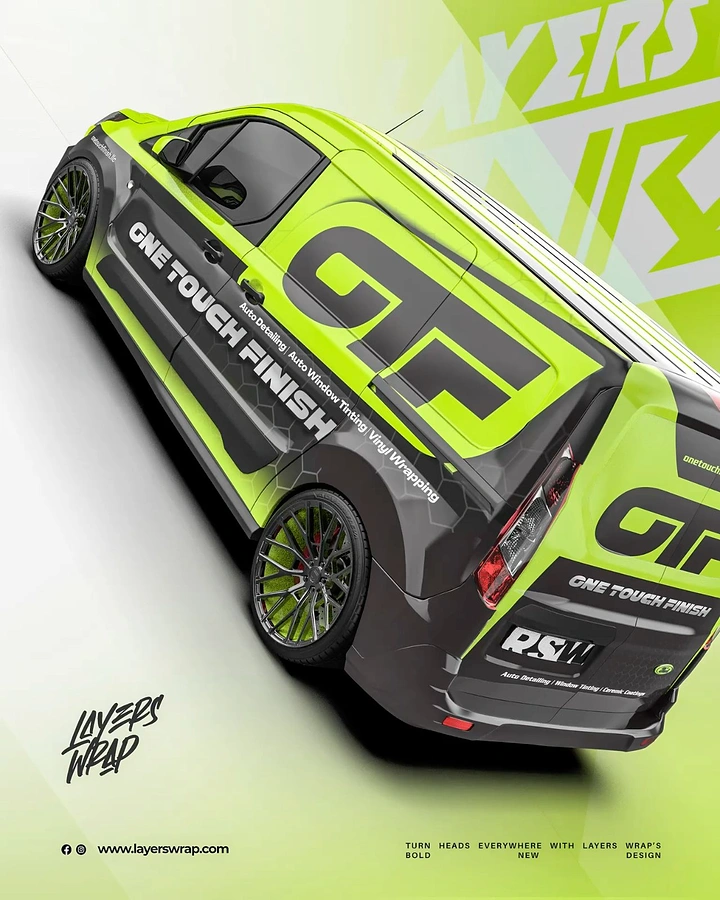 Window Tinting & Car Wraps creative ad: Dramatic X-ray themed wrap ad