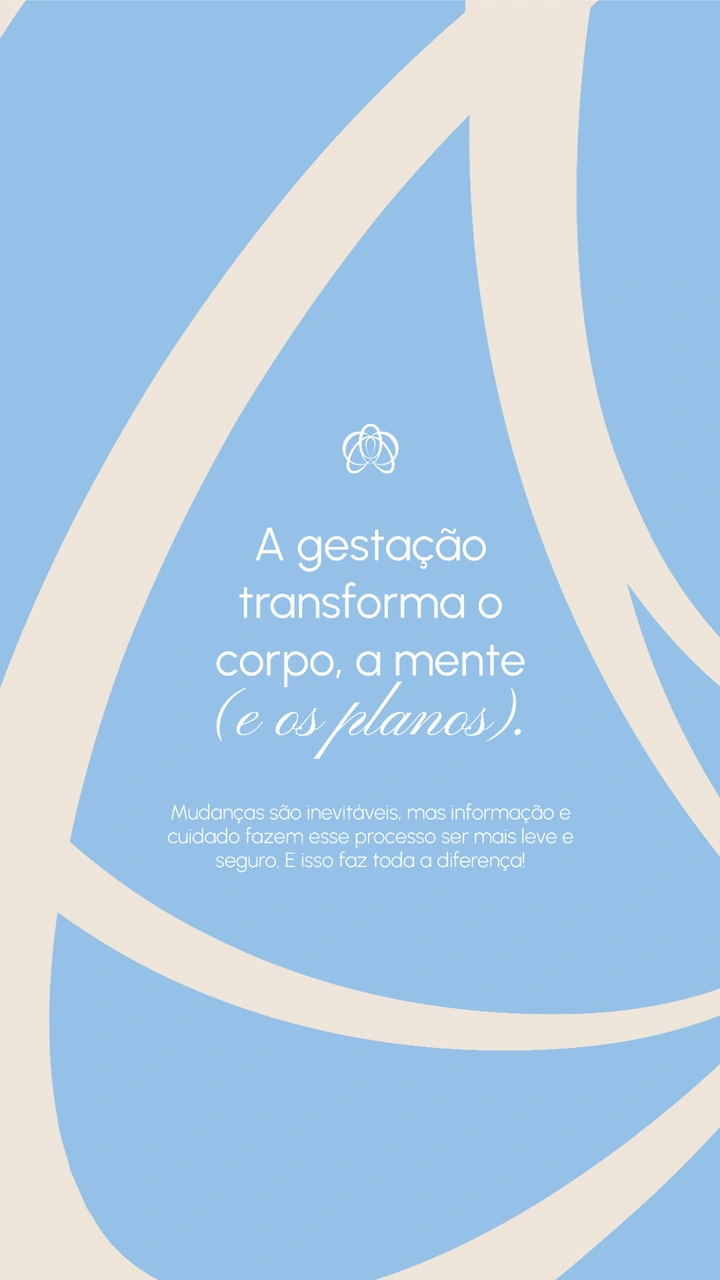 Maternity Hospitals & Gynaecologists creative ad: Abstract body silhouette supports pregnancy message