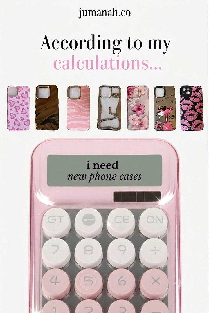 Phone Cases & Mobile Accessories creative ad: Calculator gag makes replacement urge memorable