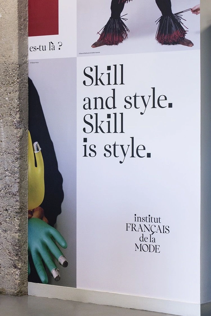 Design & Animation Schools creative ad: Skill-and-style copy pun for fashion school