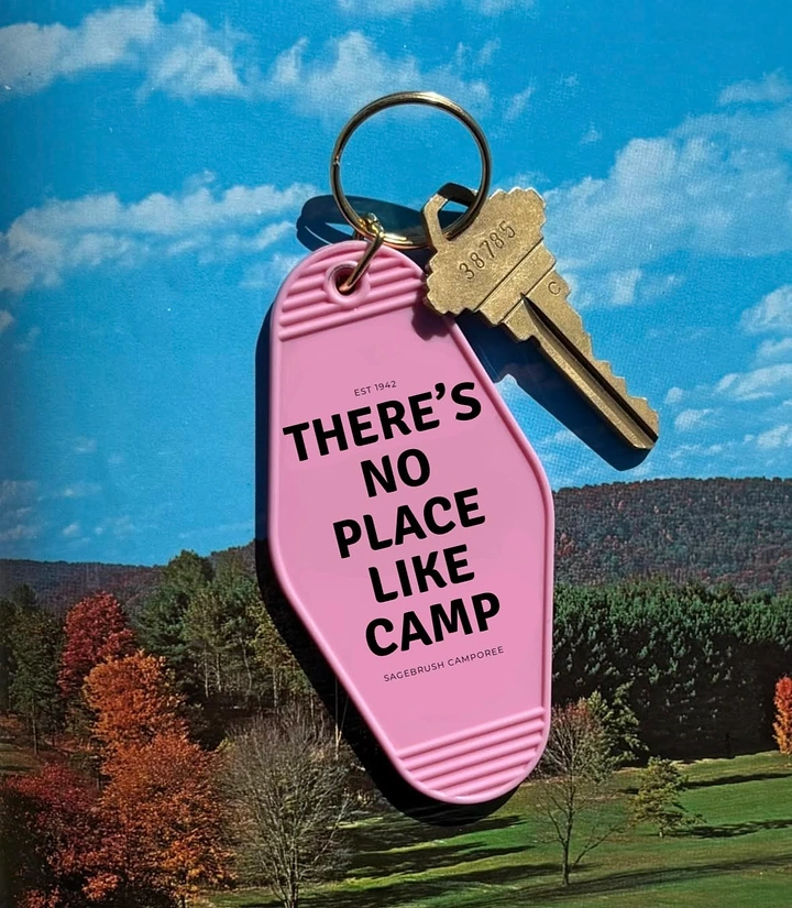 Summer Camps & Kids Activities creative ad: Luggage tag delivers camp wordplay