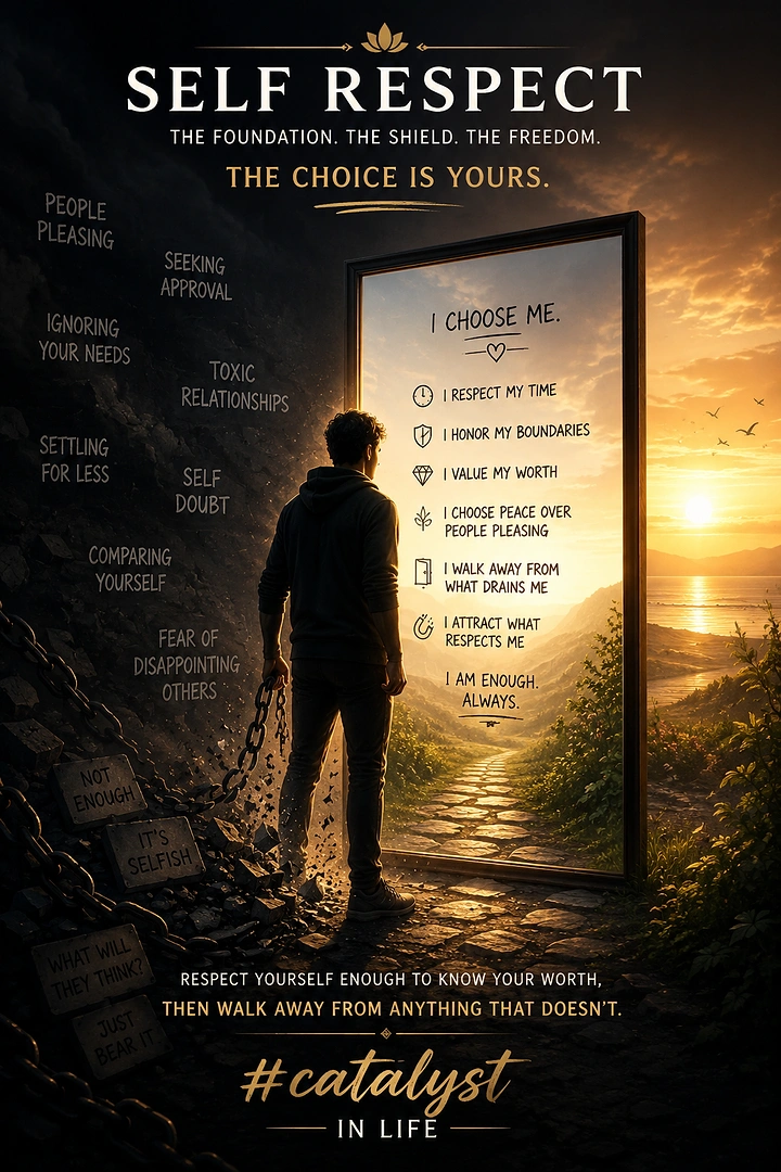 Life & Business Coaches creative ad: Self-respect framed as a chosen path
