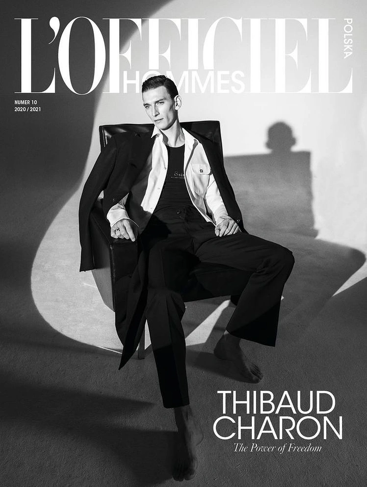Men's Suits & Formal Wear creative ad: Exceptional monochrome magazine-cover styling