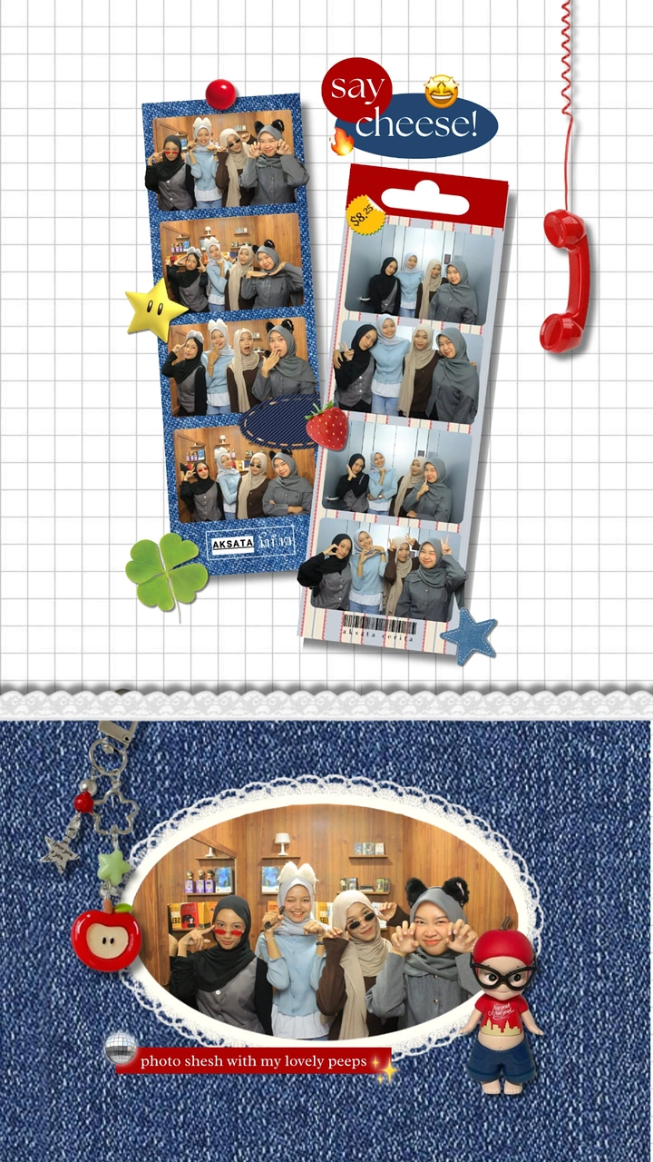 Photo Booth Rentals creative ad: Telephone booth and cheese pun concept