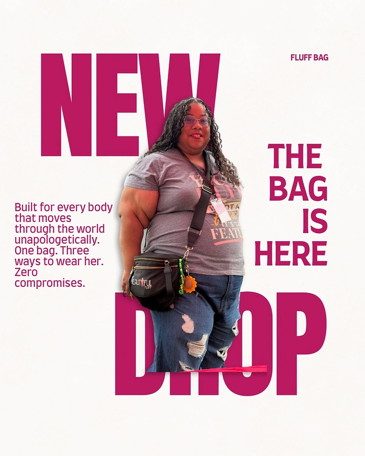 Plus-Size Fashion creative ad: Magazine-style bag-drop fashion campaign