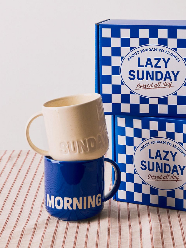 Instagram post: Lazy Sunday lifestyle poster concept