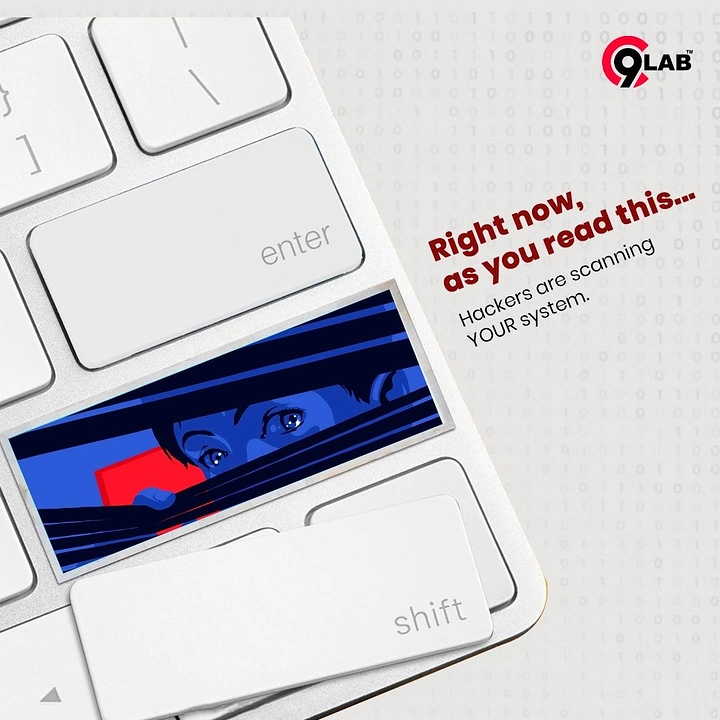 Cybersecurity Companies creative ad: Phishing bait staged as an underwater trap