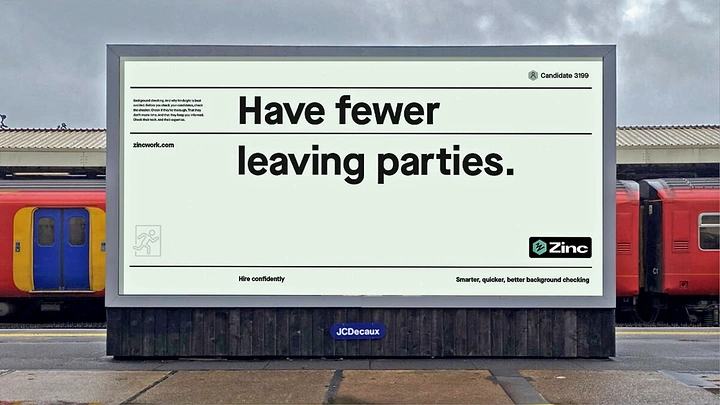 Board Games & Game Cafes creative ad: Clever billboard copy for cafe